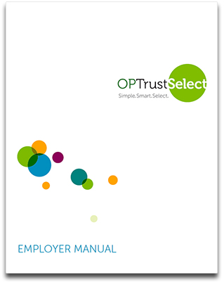 OPTrust Select Employer manual cover